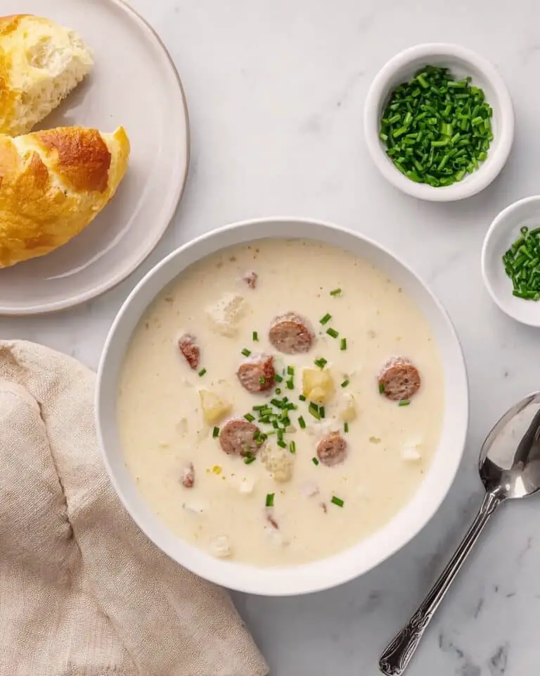Simple 3-Ingredient Potato and Sausage Soup Recipe
