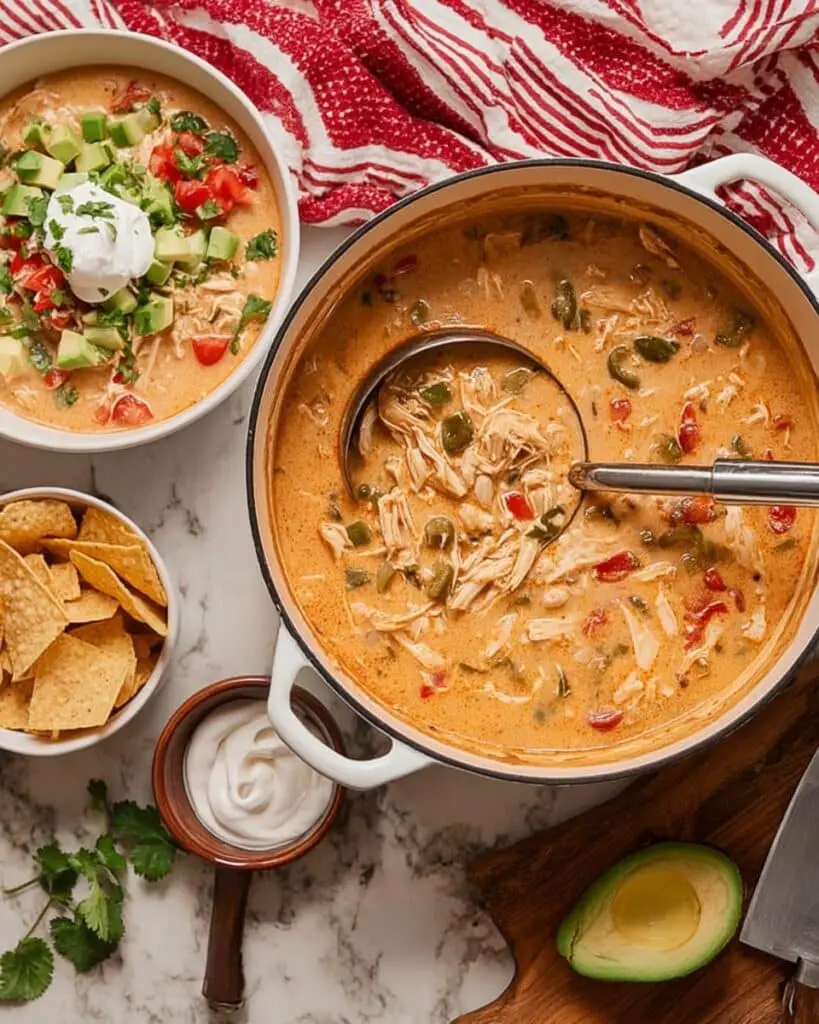 Creamy Chicken Fajita Soup Recipe