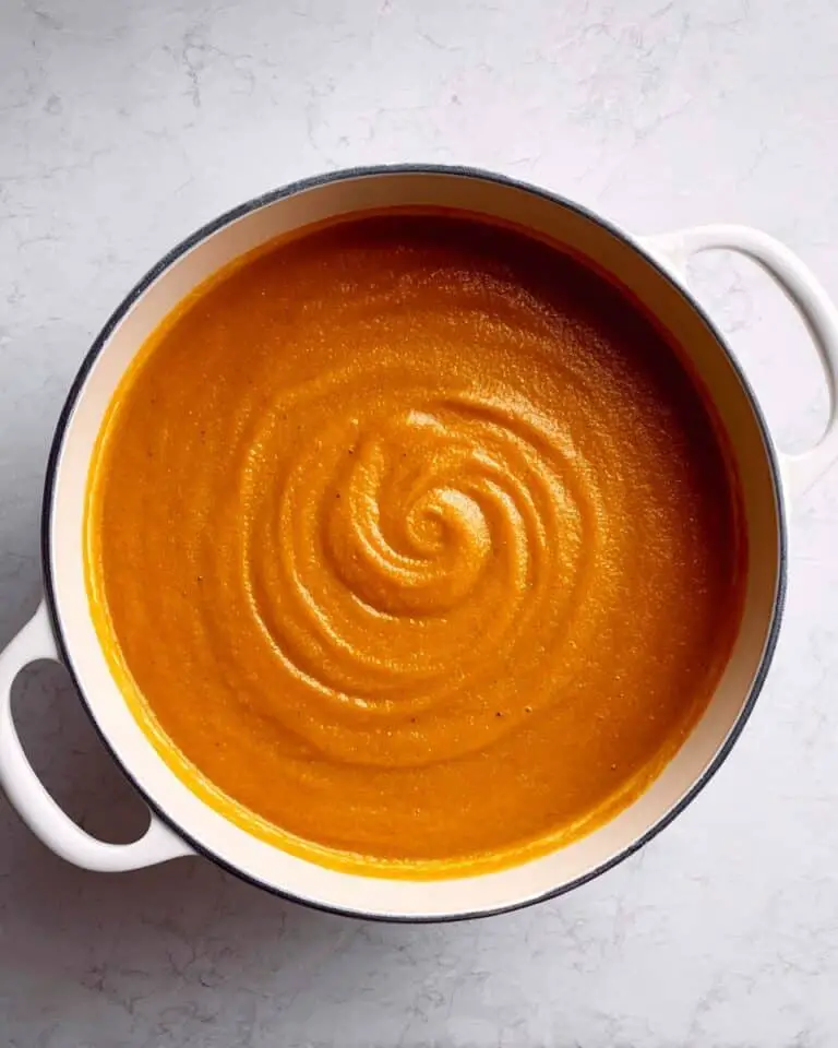 Pumpkin and Sweet Potato Soup with Sage, Cinnamon, and Maple Recipe