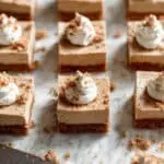 Mini Pumpkin Cheesecake Bars with Greek Yogurt and Maple Whipped Topping Recipe