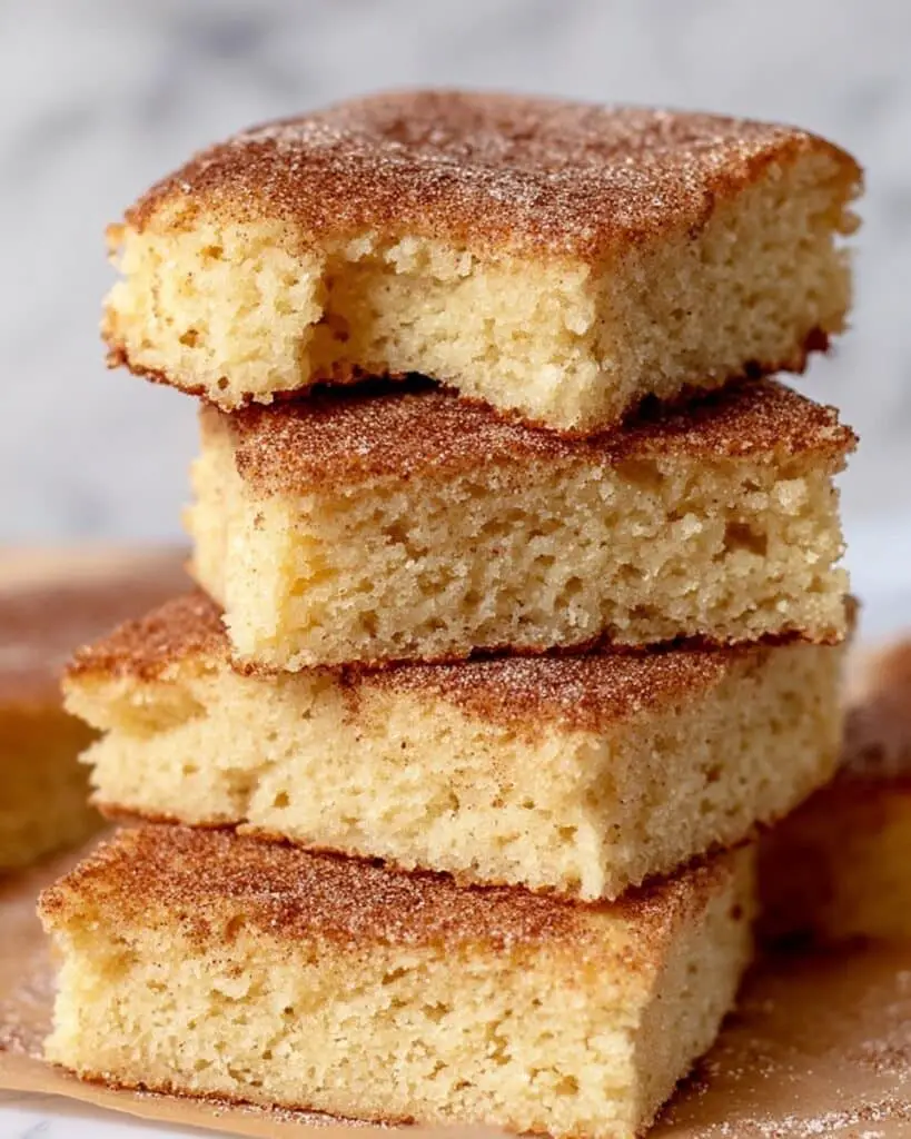 Easy Snickerdoodle Blondies Recipe