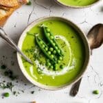 15-Minute Broccoli and Pea Soup (Dairy-Free & Vegan) Recipe