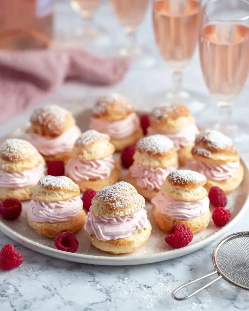 Small Batch Raspberry Cream Puffs Recipe