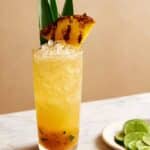 Grilled Pineapple Chartreuse Swizzle Recipe