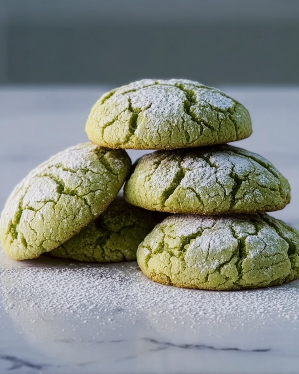 A white mixing bowl is filled with smooth, thick, yellow dough that has a slightly rough texture. A green spatula with some white flour on it rests on the left edge of the bowl, partly inside the dough. Around the bowl, on a white marbled surface, there are small white bowls containing white flour and green powder, along with some pinecones placed on the right side. A white cloth is gently folded near the bottom left corner, adding softness to the scene. Photo taken with an iphone --ar 4:5 --v 7