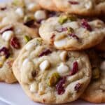 White Chocolate Cranberry Pistachio Cookies Recipe