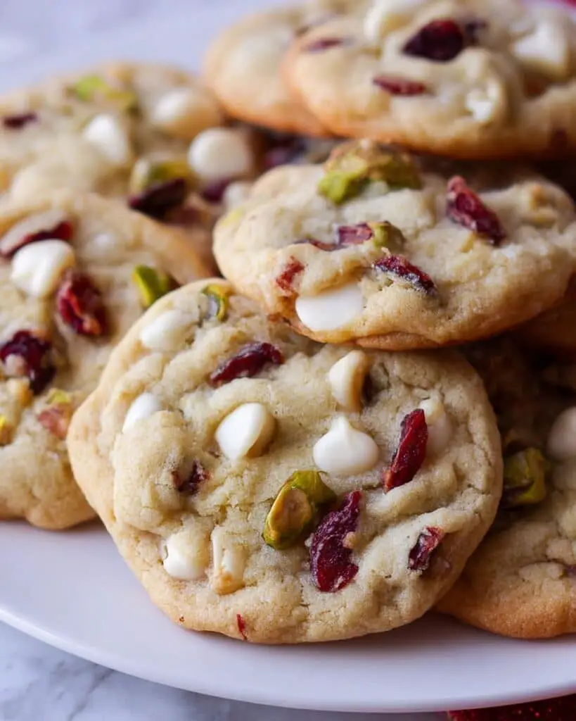 White Chocolate Cranberry Pistachio Cookies Recipe