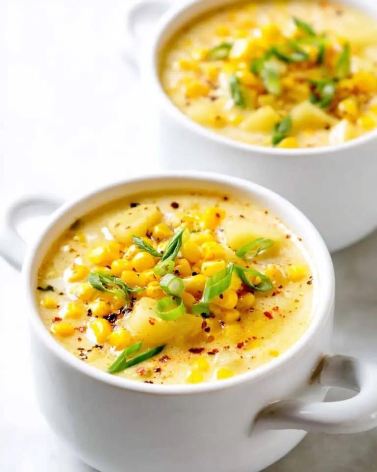Cajun Corn Chowder with Lentils and Coconut Milk Recipe