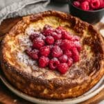 Farmers Cheese Cake with Raisins (Zapekanka) Recipe