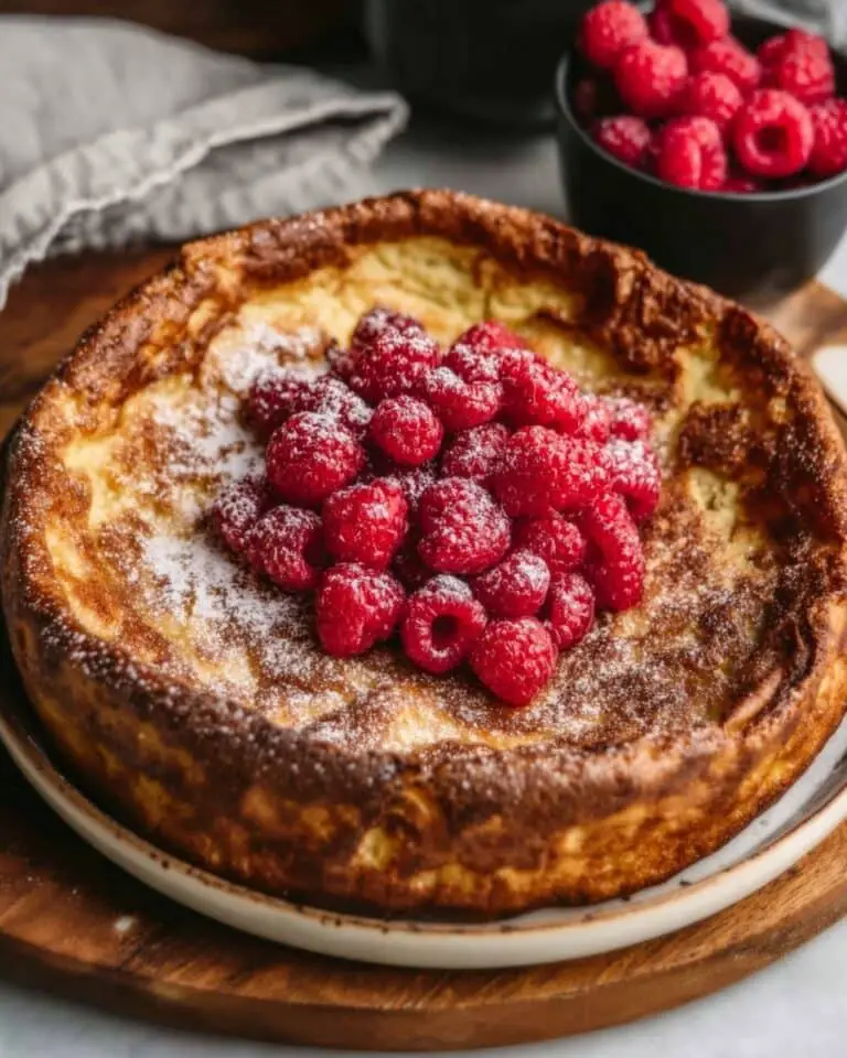 Farmers Cheese Cake with Raisins (Zapekanka) Recipe