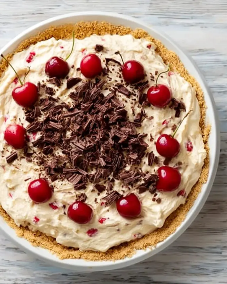 Cherry Almond Mousse Pie Recipe