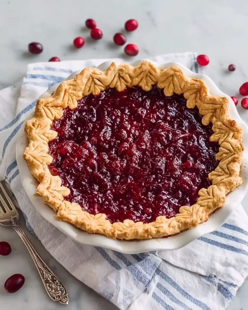 Cranberry Pie Recipe