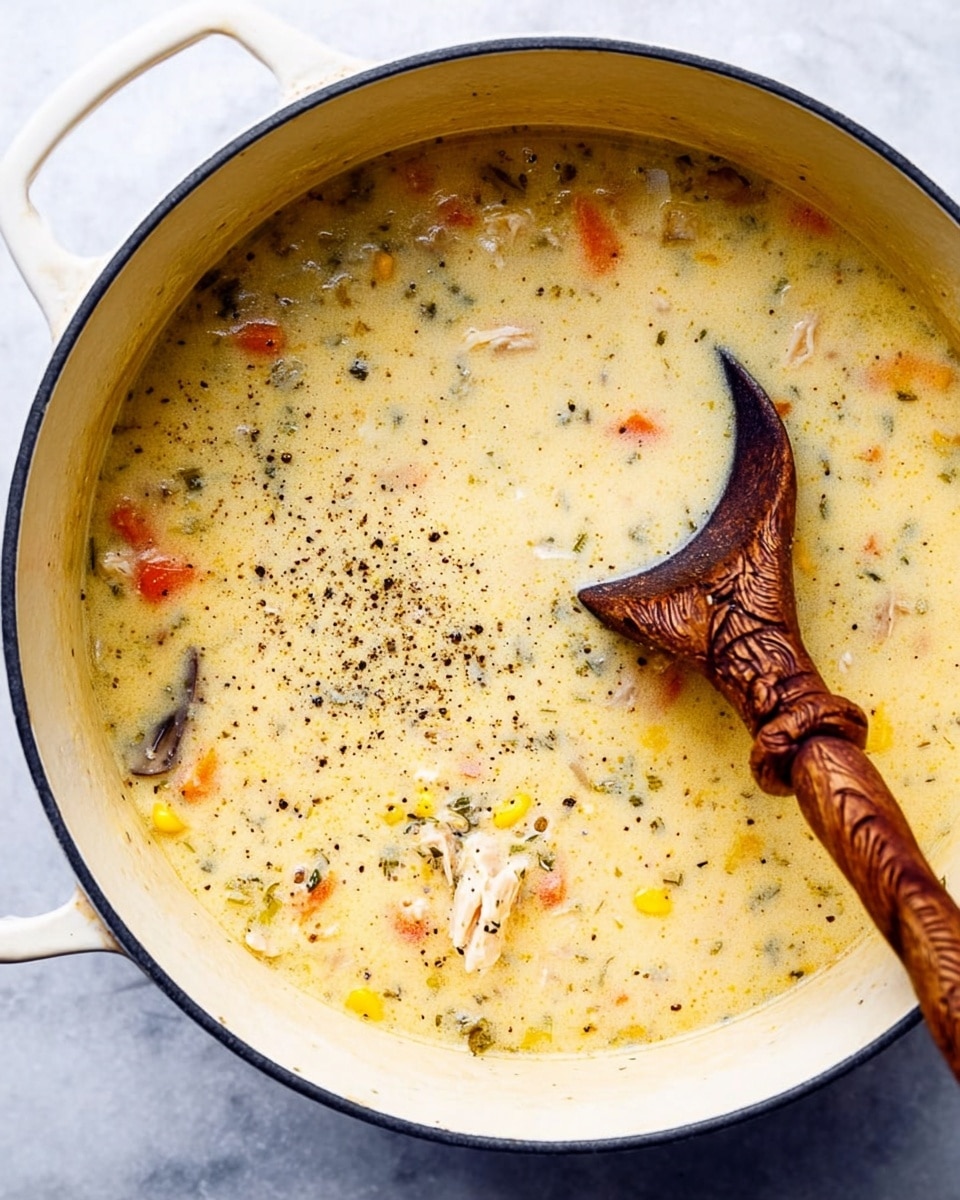 The image shows a white ceramic bowl filled with creamy soup topped with shredded orange-pink salmon pieces scattered on the surface. Small bright yellow corn bits are mixed inside the thick soup base, which is a light beige color and smooth in texture. Chopped green chives add a fresh contrast, sprinkled on top and mixed within. Black pepper specks are scattered over the surface giving it a bit of texture. In the background, another white ceramic bowl with the same soup is partially visible, slightly out of focus. The setting is a white marbled surface with some green chives spread around and a blurry piece of bread on the right side. A white plate with more green chives is at the bottom right. photo taken with an iphone --ar 4:5 --v 7