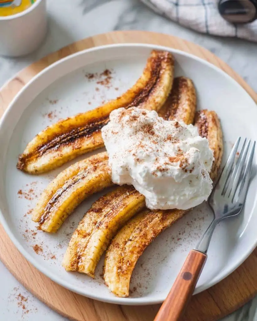Air Fryer Caramelized Bananas with Cinnamon Recipe