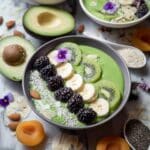 Avocado Pineapple Smoothie Bowl Recipe