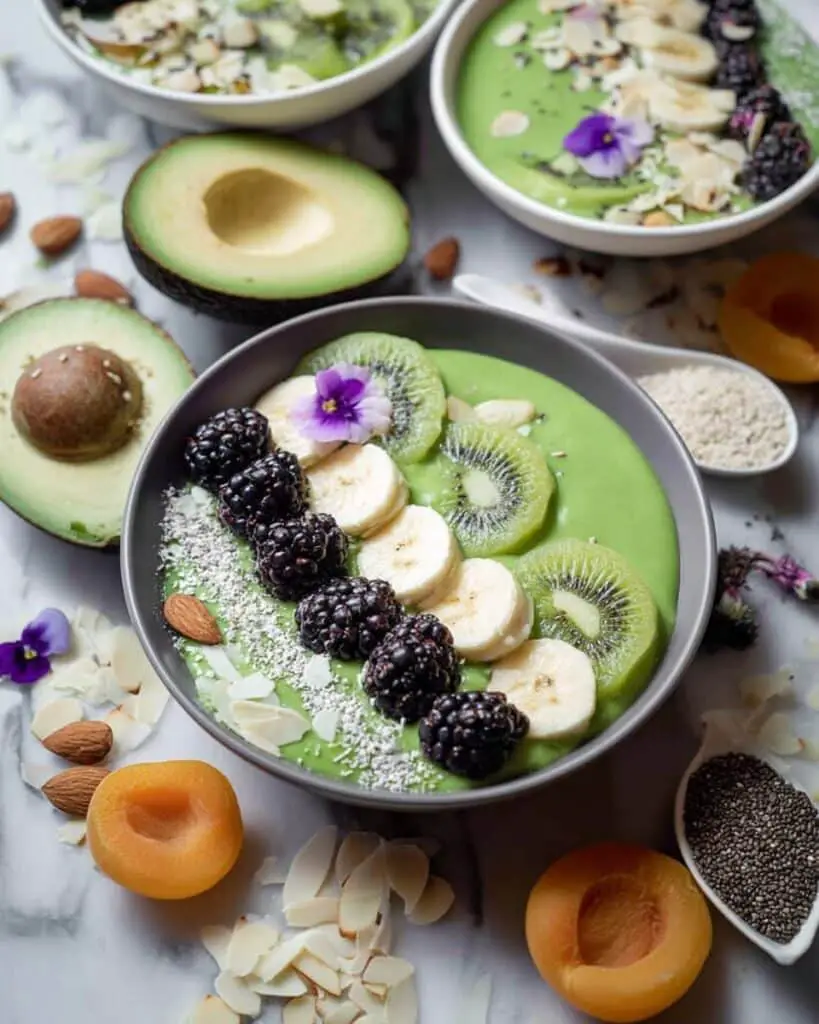 Avocado Pineapple Smoothie Bowl Recipe