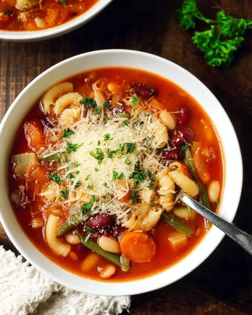 Easy Healthy Minestrone Soup Recipe
