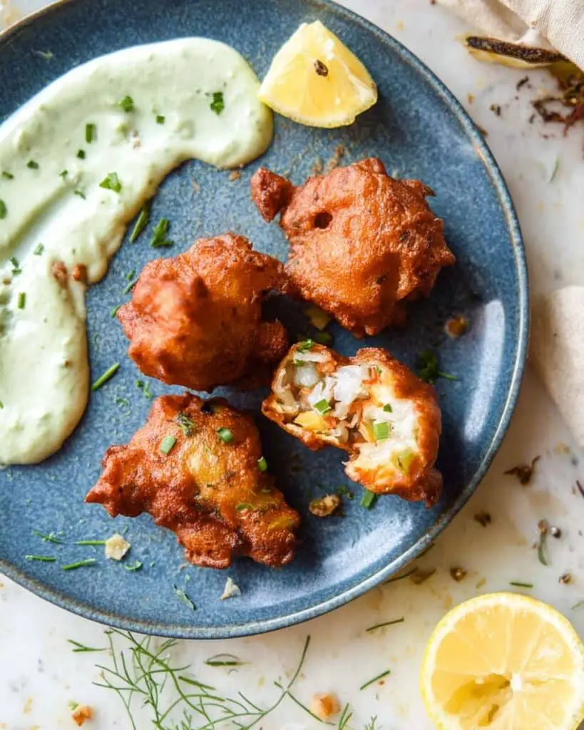 Lobster Corn Fritters with Tarragon Aioli Recipe