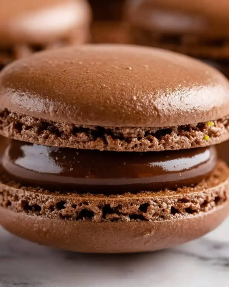 Chocolate Ganache Macarons Recipe