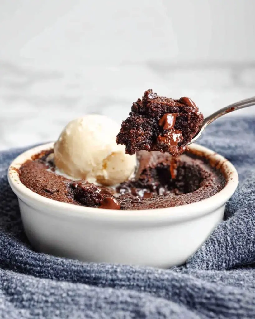 Microwave Chocolate Self Saucing Pudding Recipe