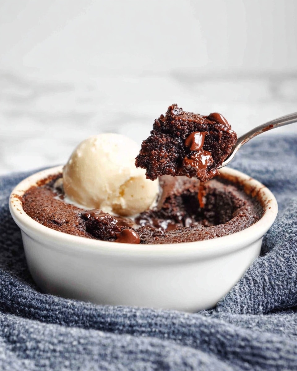 Microwave Chocolate Self Saucing Pudding Recipe