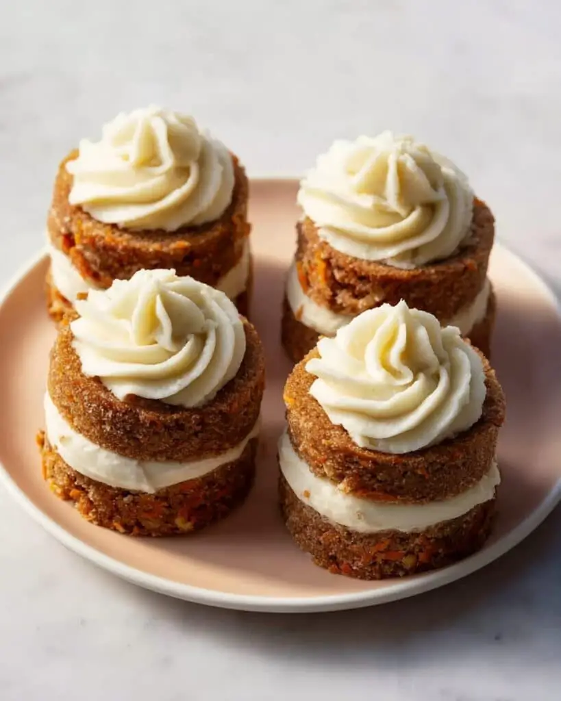 Mini Carrot Cakes with Coconut Buttercream Recipe
