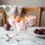 Roasted Plum Eton Mess with Toasted Almonds Recipe