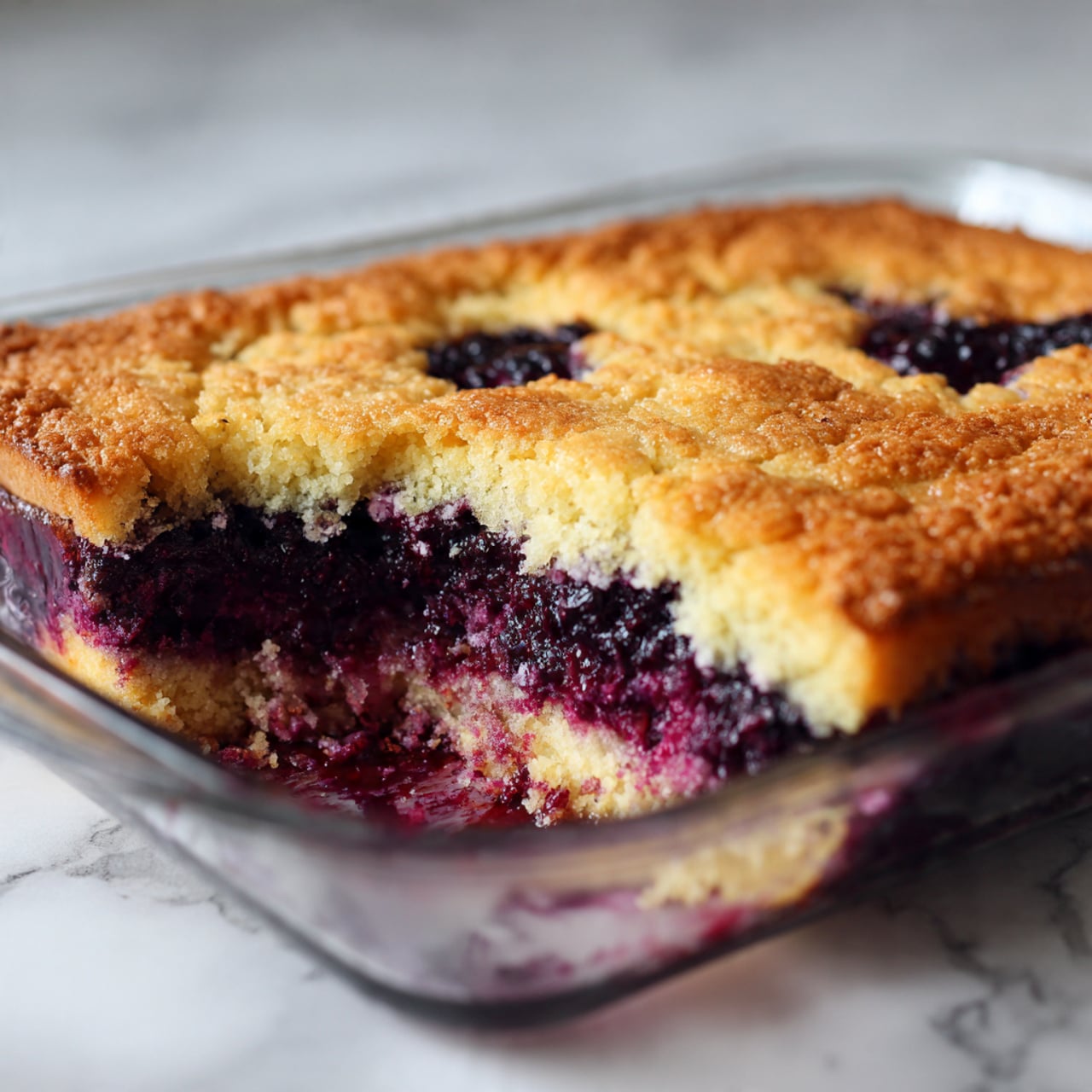 Blueberry Lemon Dump Cake Recipe