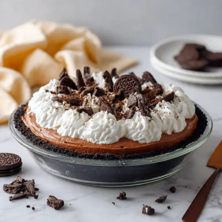 No Bake Chocolate Pie Recipe