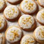 Lemon Pistachio Shortbread Cookies with White Chocolate and Lemon Glaze Recipe