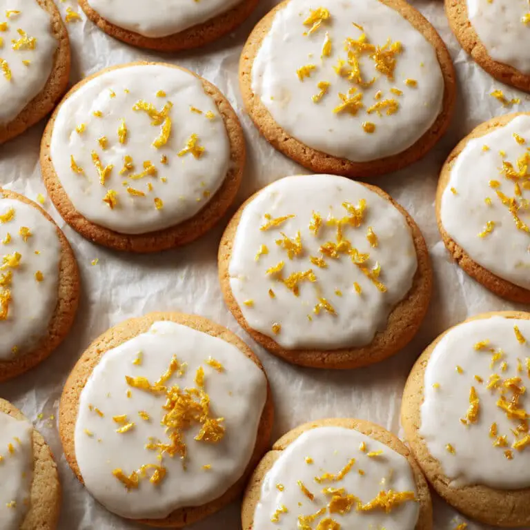 Lemon Pistachio Shortbread Cookies with White Chocolate and Lemon Glaze Recipe