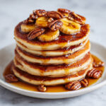 Banana Pancakes with Caramelized Bananas and Toasted Pecans Recipe