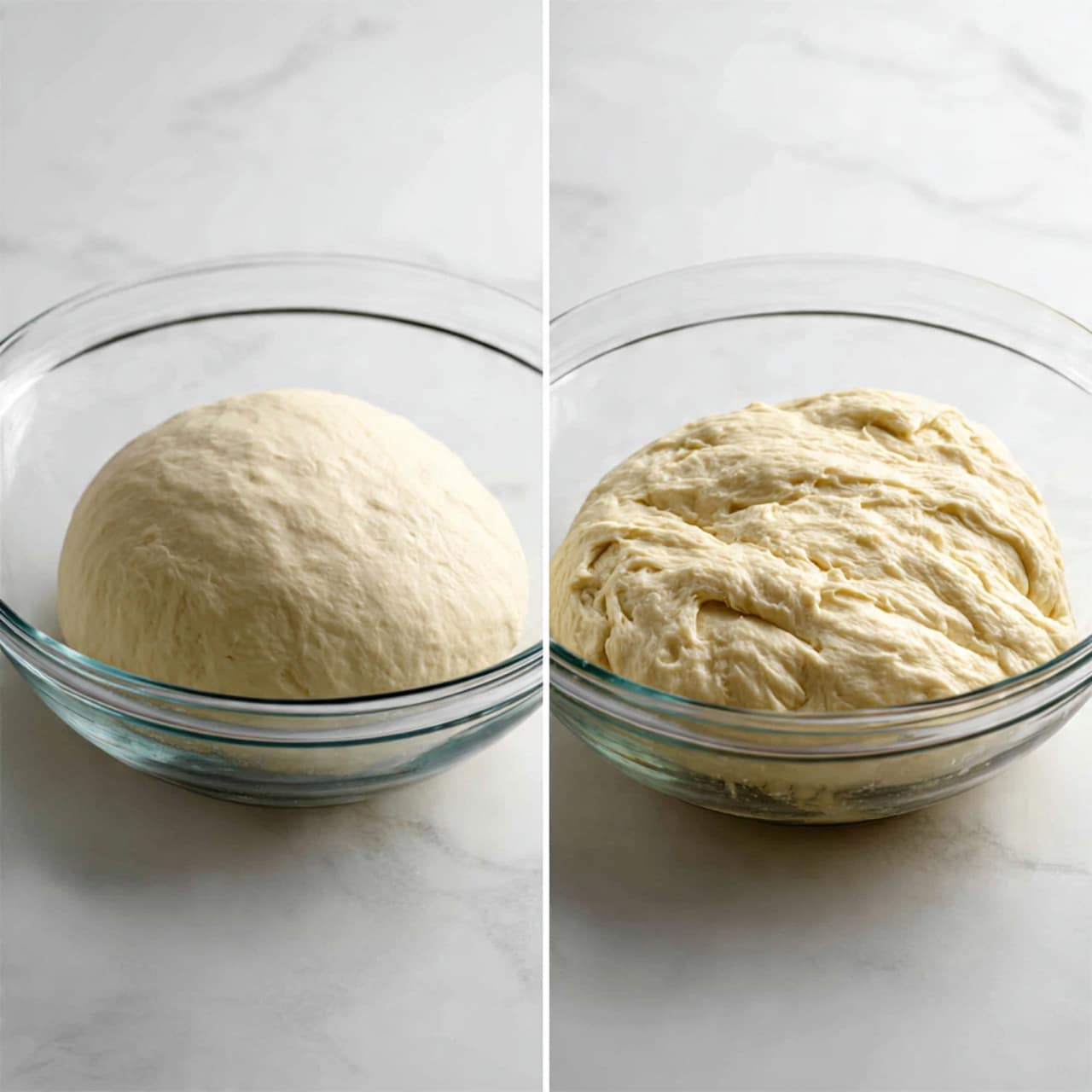 A close-up of a single pastry slice showing multiple soft, flaky layers of light golden brown dough swirled with a darker cinnamon spice layer. The center is filled with smooth, melted milk chocolate that oozes slightly into the soft dough. The top has a light dusting of cinnamon sugar, giving it a slightly textured, sugary crust. The pastry sits on a white marbled surface, highlighting its warm color and rich filling. photo taken with an iphone --ar 4:5 --v 7
