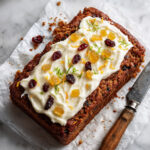 Gingerbread Loaf with Cream Cheese Frosting and Candied Ginger Recipe