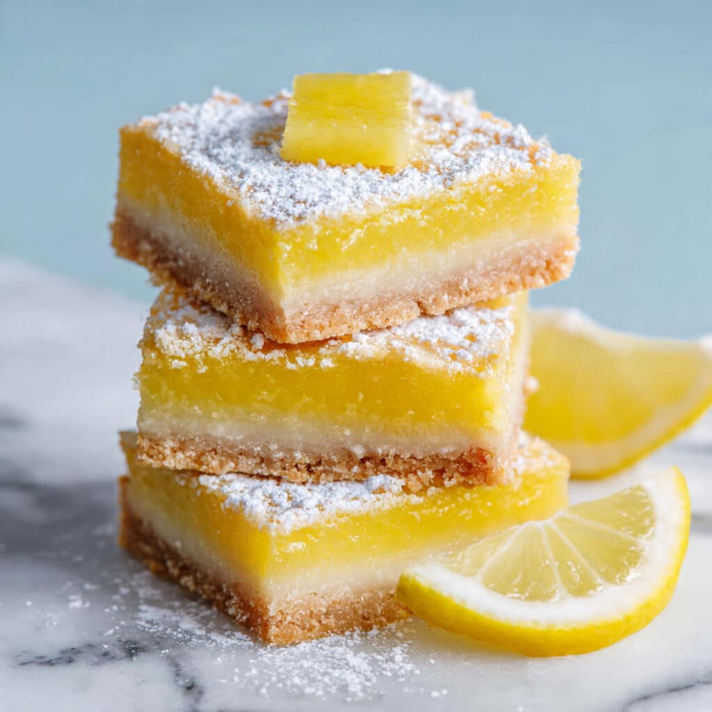 Classic Easy Meyer Lemon Bars with Shortbread Crust Recipe