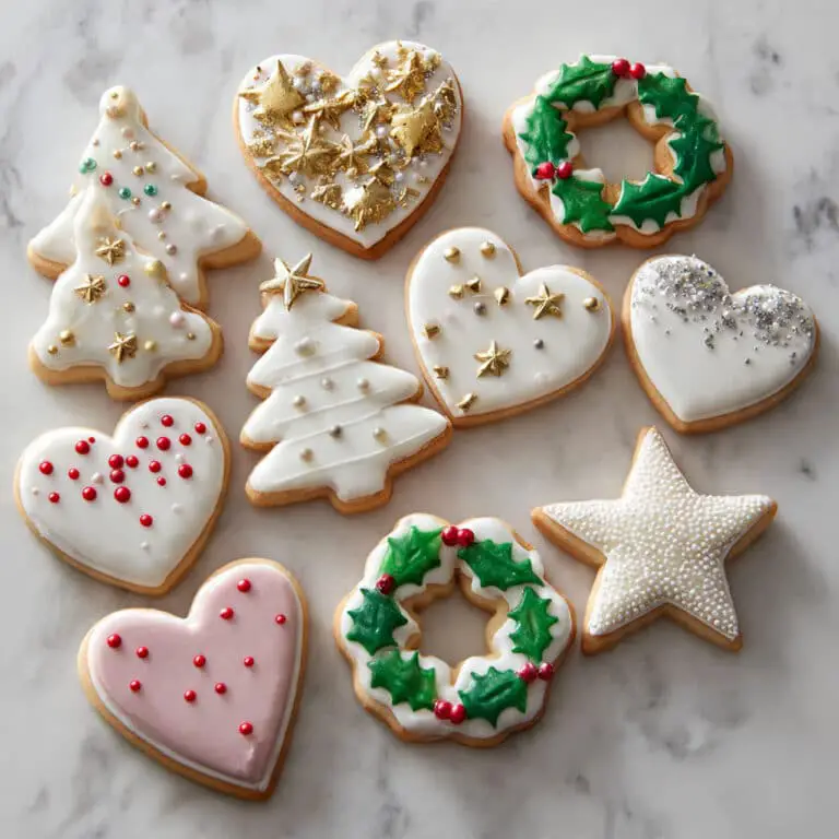 Sour Cream Sugar Cookies with Glaze and Sprinkles Recipe