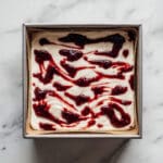 Protein Cheesecake Bars with Raspberry Swirl Recipe