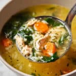 Lemon Chicken Orzo Soup Recipe