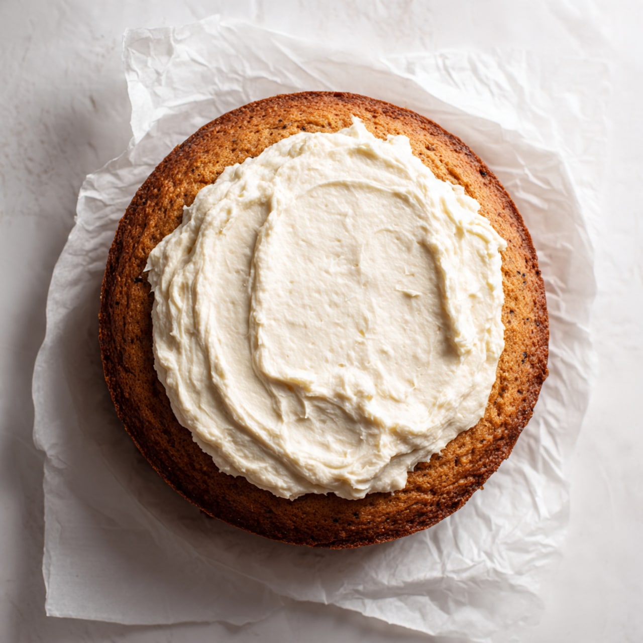 The image shows two slices of toasted multigrain bread on a white marbled surface with one slice topped with a layer of banana slices that are pale yellow and smooth, arranged neatly on the toast. The toast with banana sits on a wooden board covered with white parchment paper, near a small copper bowl filled with coarse white salt. Surrounding the board are a white bowl of brown sugar with a vintage knife resting on it, a small white bowl with honey and a wooden honey dipper inside, and a wooden bowl filled with extra banana slices. The scene is bright and clean, showing a simple, fresh snack preparation with natural colors and textures. photo taken with an iphone --ar 4:5 --v 7