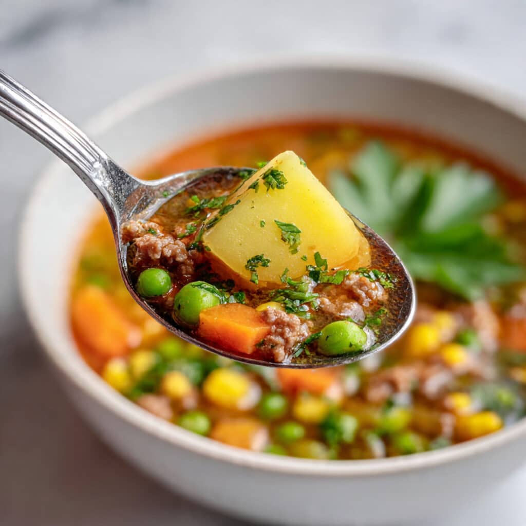 Hearty Lamb Vegetable Soup Recipe