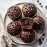 Chocolate Banana Protein Muffins Recipe