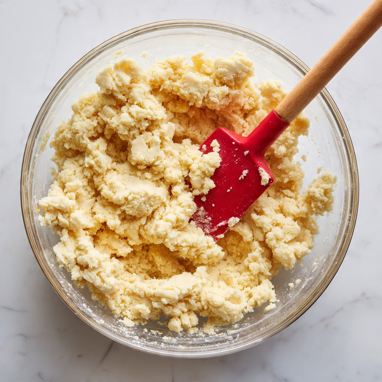 A stack of four round, soft cookies sits on a cooling rack over a white marbled surface. Each cookie is light golden in color, with a smooth texture and gentle cracks, and they are decorated with thin white icing drizzled in a wavy pattern on top. The top cookie has a bite taken out of it, showing a soft, crumbly inside with a pale yellow color. Around the stack, more cookies and a slice of lemon rest on the rack, blurred in the background. The photo taken with an iphone --ar 4:5 --v 7