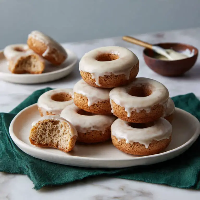 Irish Apple Cake Donuts with Whiskey Glaze Recipe
