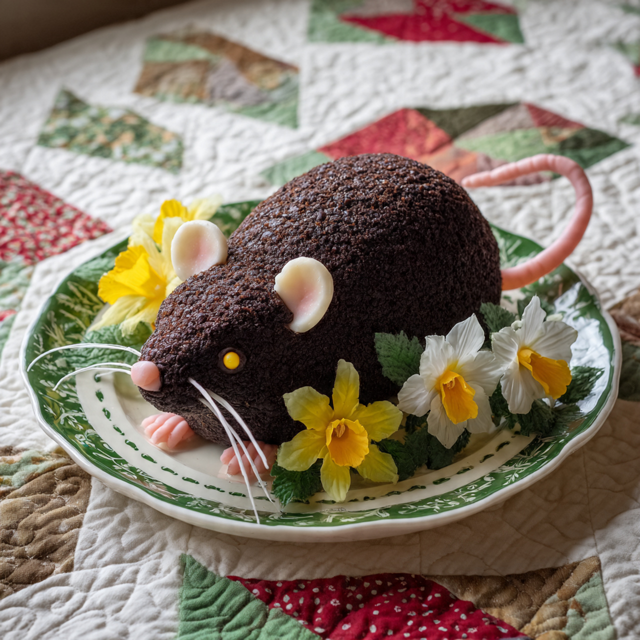 Inside a round, deep white pot with two handles, there is a thick dark brown paste that looks sticky and dense. The paste clings to the sides of the pot, especially near the top edges, showing uneven spread marks. A wooden spoon with a flat head is resting on the paste inside the pot, its handle pointing outwards. The pot sits on a black stove, and the background shows a wooden countertop. photo taken with an iphone --ar 4:5 --v 7