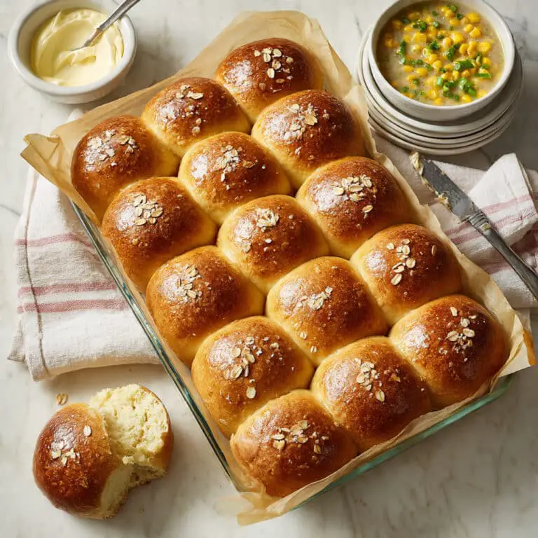 Oatmeal Molasses Dinner Rolls Recipe