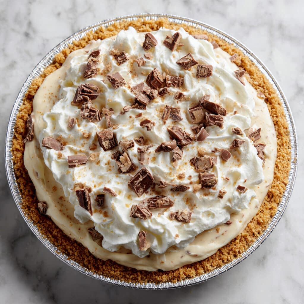 Peanut Butter Pie with Chocolate-Covered Peanut Butter Cups Recipe