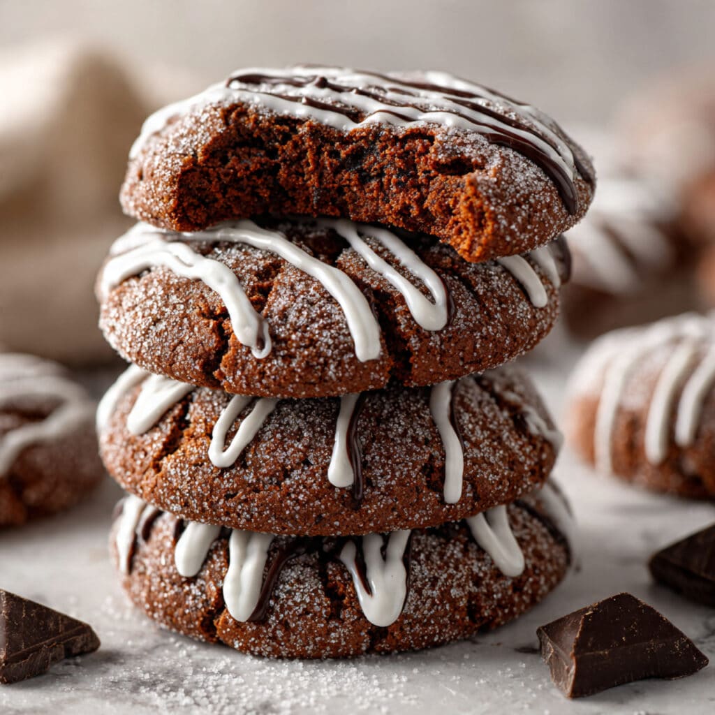 Chocolate Cake Mix Cookies with Reese’s Peanut Butter Cups Recipe