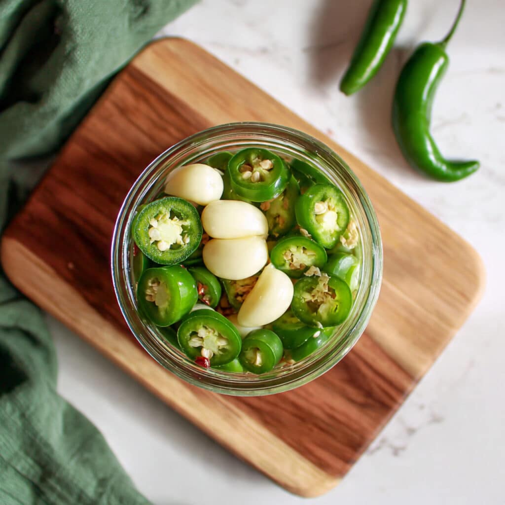 Quick and Easy Pickled Serrano Peppers Recipe