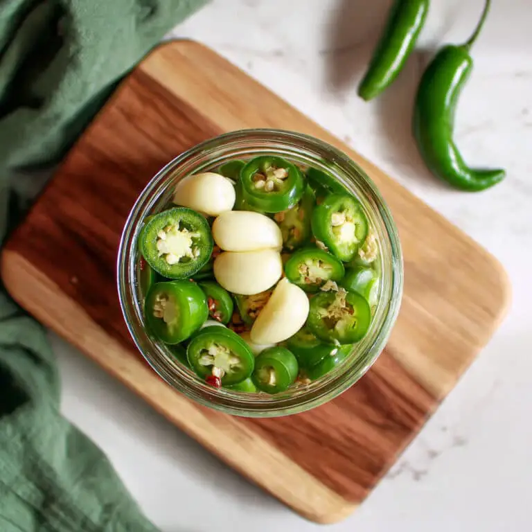 Quick and Easy Pickled Serrano Peppers Recipe