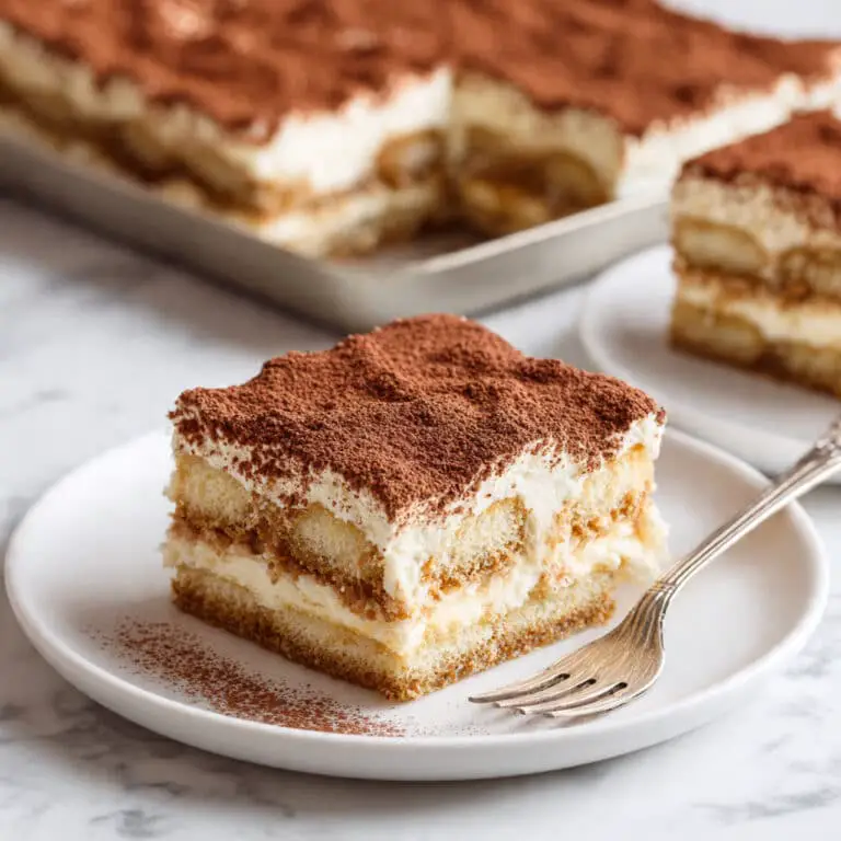 Easy No-Bake Coffee Tiramisu with Cinnamon and Maple Recipe